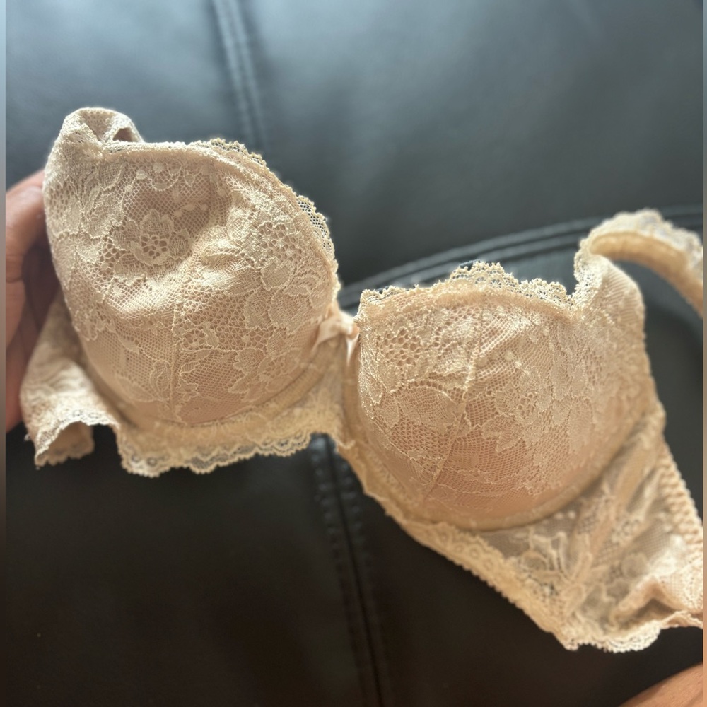 Pretty white bra